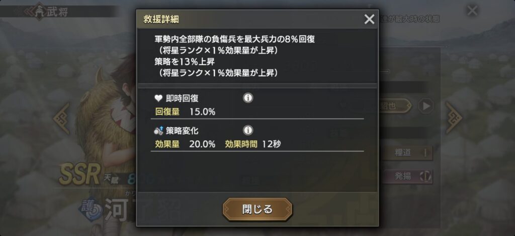 河了貂：救援の詳細