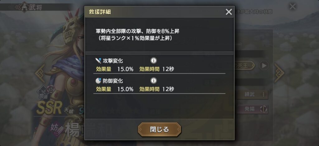 楊端和：救援の詳細